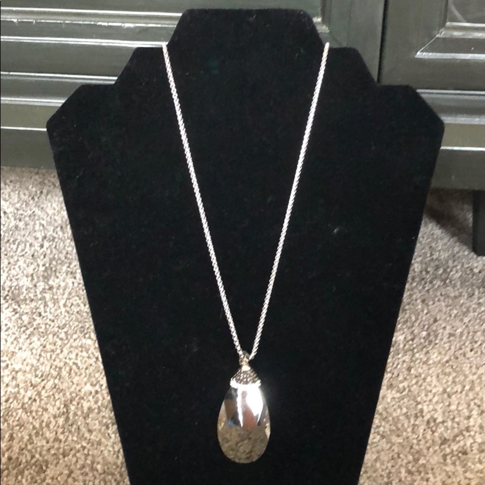 Silver Pendant Necklace 14$